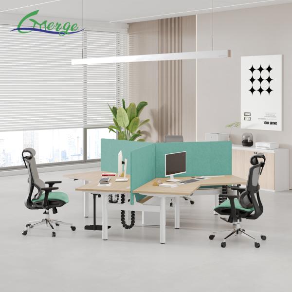 Customized Size Uplift Standing Desk Assembly Required 355 Lbs Weight Capacity