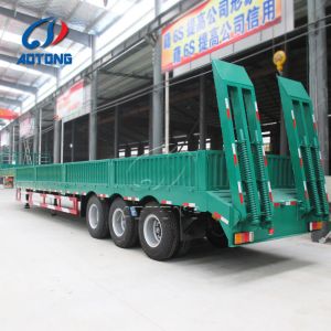 Customized Extensional 3/4/5 Axles Bulldozer Transport Trailers for Customer