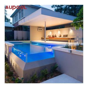 Custom Lucite Acrylic Prefabricated Integrated Swimming Pool for Private