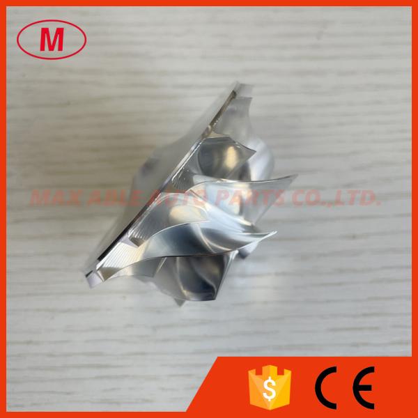 RHF5 forward 46.50/60.00mm 7+7blades high performance turbocharger milling/aluminum 2618/billet compressor wheel tip height:4.5