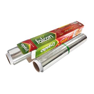 Customized Logo and Thickness Heavy Duty Aluminum Foil Paper Roll for Food