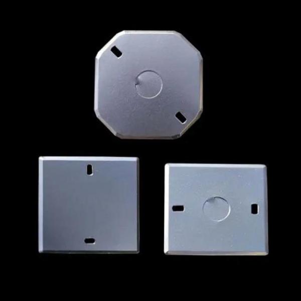 Buy Concealed 1.6mm Metal Electrical Box Cover Plate Custom Width at wholesale prices
