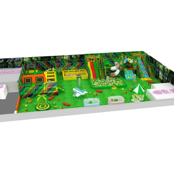 Buy Jungle Theme Daycare Indoor Playground Equipment Home at wholesale prices