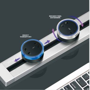 FGGP Kitchen Electrical Desktop Wall Power Track Socket Rail Outlet Wireless