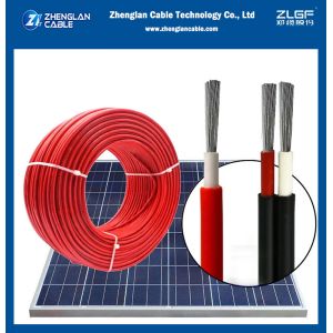 4mm 6mm 0.6/1KV Solar Cable With Copper Conductor XLPO Insulation LSZH Sheath
