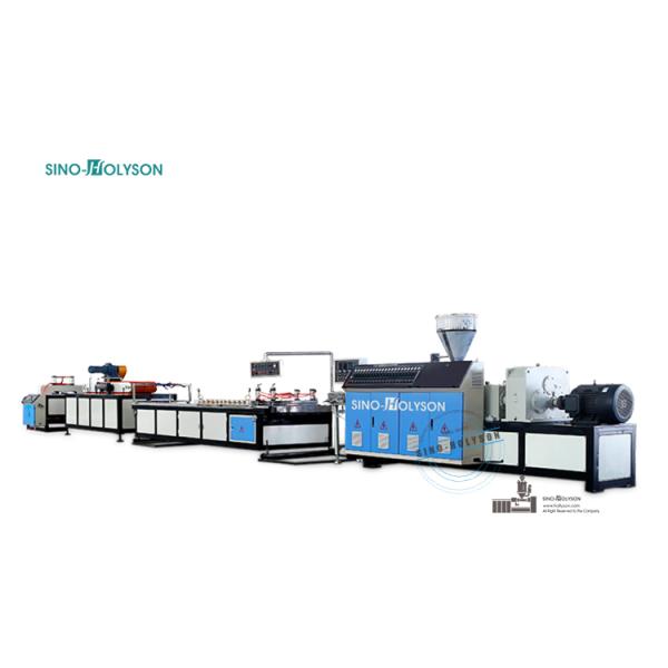 CE ISO Certified SJZ-80/156 Conical Twin Screw Extruder for PVC Wall Panel Production