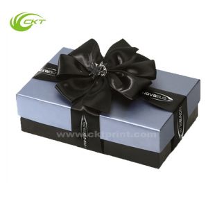Luxury Chocolate Candy Packaging Gift Boxes With Ribbon , Recycled Paperboard