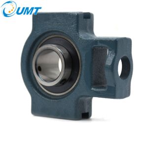 Low Noise Pillow Block Bearings , Chrome Steel Insert Bearing Cast Iron Housing