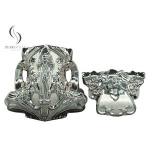 Quality Silver Plastic Christmas Style Coffin Corner, Funeral Accessories Supplier17# S for sale