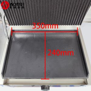 Non-stick Grill Plates Electric Panini Sandwich Grills Machine Stainless Steel