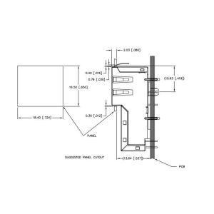 J1V-U5000NL 5G Base-T Vertical Type RJ45 Jack With Step Industrial Router