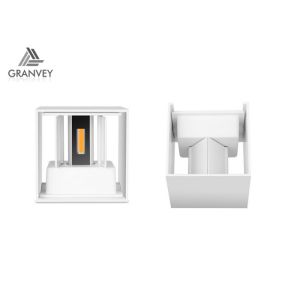 7W Angle Adjustable LED Outdoor Wall Lights Square Cube IP65 For Wall Art