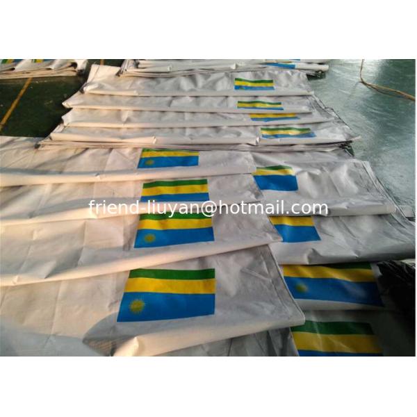 Buy Logo Printed Heavy Duty First Aid Tarpaulin Truck Cover Pool Shading Camping Fabric at wholesale prices