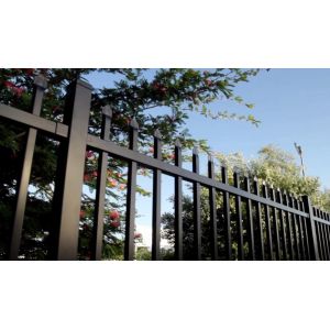 Electrostatic spray zinc steel fence ornamental iron fence of protecting Steel