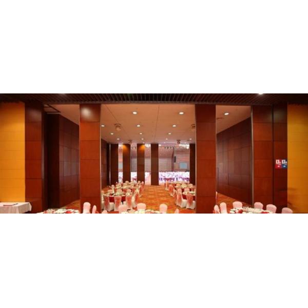 Panel 65mm Sliding Door Meeting Room Partition Walls / Folding Soundproof Room Dividers