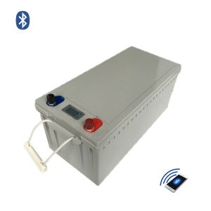 MSDS 200AH 12V Battery Pack Lithium Iron Phosphate Battery With Bluetooth