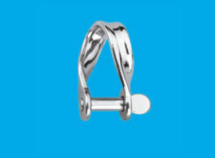 STAINLESS STEEL TWISTED STAMP SHACKLE