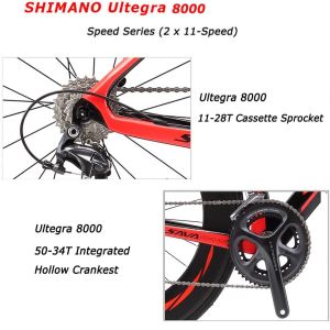 Toray 800 All Carbon Fiber Bike with 88mm Wheels Fizik Nisene Saddle