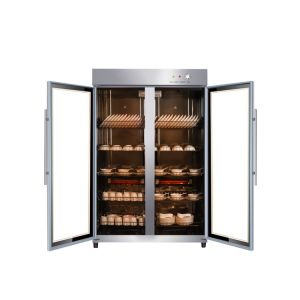 double door 860L capacity heating dry tableware commercial electric disinfection