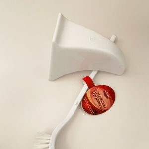 Long Handle 12.5x12x40cm Toilet Cleaner Brush Ergonomic Elegant