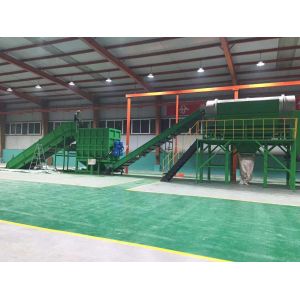 CE PET Bottle Recycling Equipment , Crushing Plastic Recycling Crusher