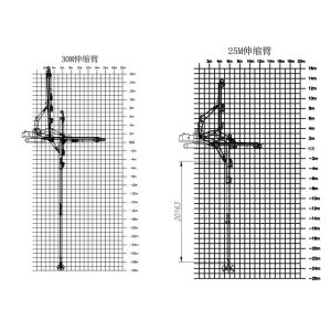 Three Section Various 20-50T Excavator Telescopic Arm