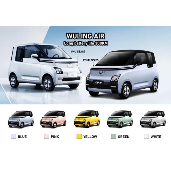 Black Wuling AirEV Mini Ev Electric Vehicle 2022 2023 Energy Air EV Small Car 822KG