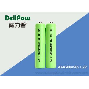 Quality 500mAh AAA Rechargeable Batteries Nimh 1.0v~1.2v Battery Rechargeable AAA for sale