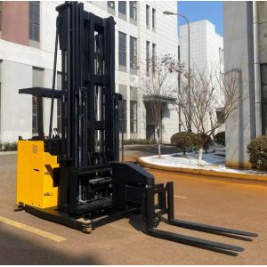 1.5 Tons Narrow Channels Pallet Stacker Electric Forklift Stacker Fork Rotation
