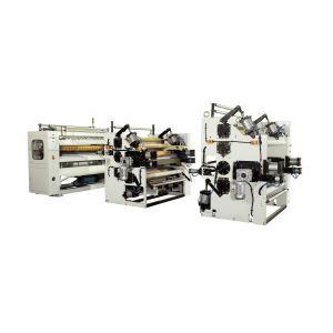 China 18.5kw Tissue Paper Production Line Facial Tissue Folding Machine With Lamination System on sale