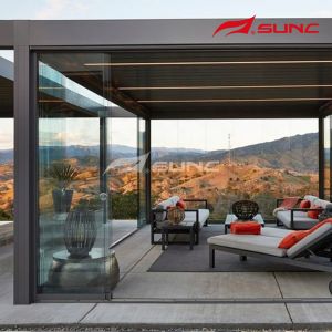 Extruded Garden Building Waterproof Pergola Easily Assembled