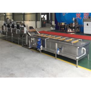 Quality 380V Automatic Fruit Canning Equipment High Precision Cleaning / Drying Line for sale