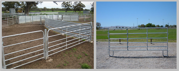 Dust Proof Galvanized Livestock Panels , Portable Cattle Panels Easy Maintenance