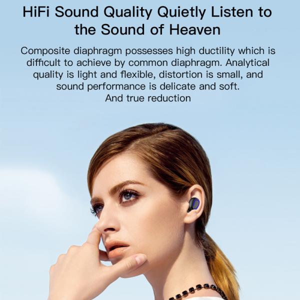 Bluetooth 5.0 Wireless Earphone Tws Sport Headphones Handsfree bluetooth Headset Mini Earphones