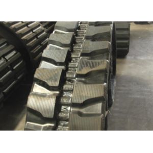Black 500mm Wide Rubber Crawler Tracks For Hitachi EX120