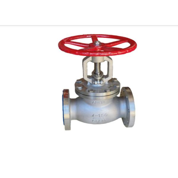 Flanged Globe Valve Stainless Steel Globe Valve DN25 DN300 Flange Self Sealing Easy To Maintain