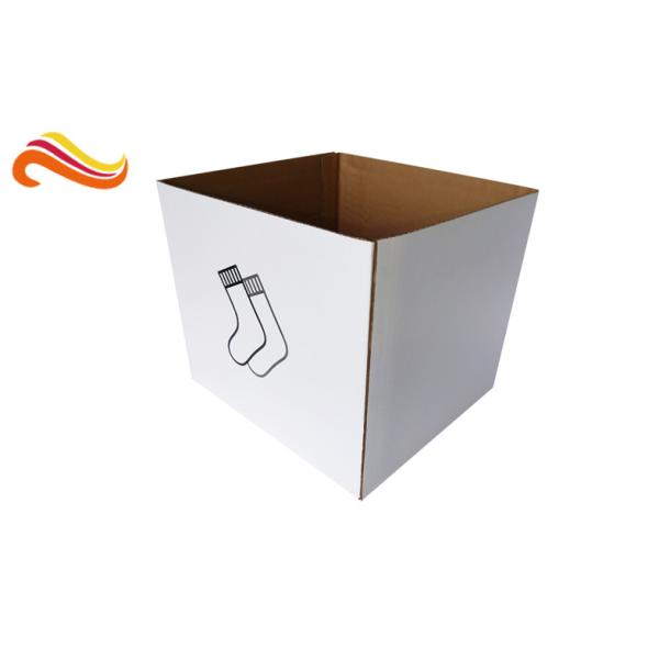 China Plain Corrugated Shipping Boxes Fold - And - Tuck Construction Style With E Flute Material on sale China Plain Corrugated Shipping Boxes Fold - And - Tuck Construction Style With E Flute Material on sale