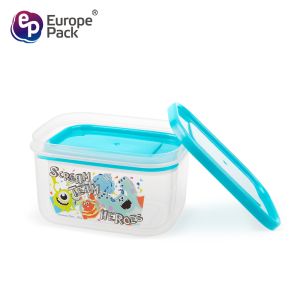 Cartoon pattern Plastic food containers with lids preservation box