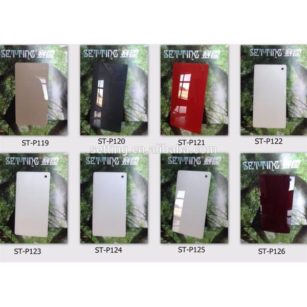 acrylic face pvc foam board in water -proof ,light weight for wardrobe ,sliding doors