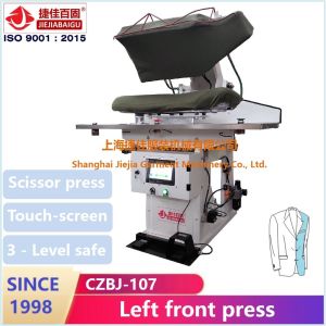 Automatic Touch Screen Jacket Commercial Ironing Press Machine With Steam