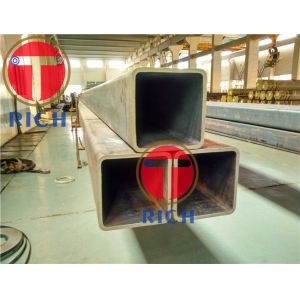 Hollow Square / Rectangular Welded Steel Tube Erw / Seamless Carbon Steel
