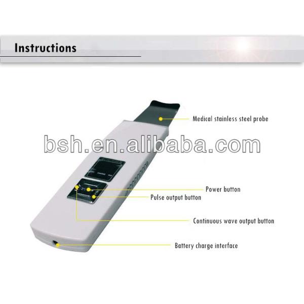 175 G Ultrasonic Scrubber Machine , 24 KHZ Handheld Electric Scrubber