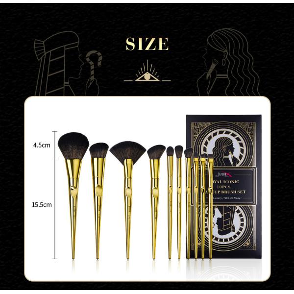Jessup 10pcs Basic Makeup Brushes Set