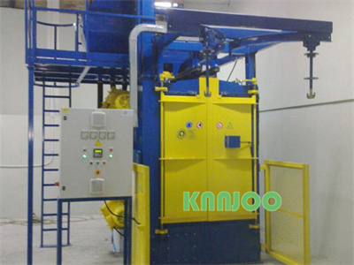 Airless Hanger Shot Blasting Cleaning Machine Abrator With Q376 Hook