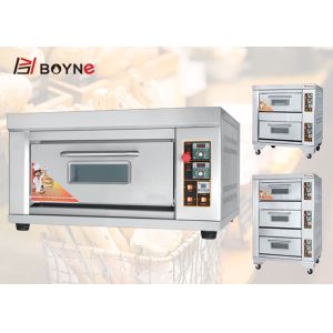 Gas One Deck Three Trays Baking Oven Stainless Steel for Restaurant