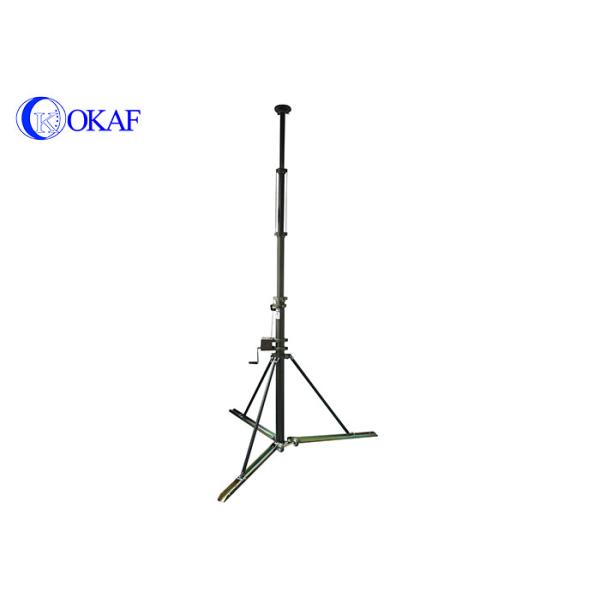 Buy Telescopic Mast Pole 5m Crank Up Communication Tower Tripod Mast at wholesale prices
