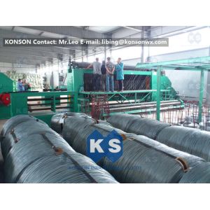 Quality 22Kw High Efficiency Gabion Box Machine With 4.9mm PVC Wire / 80mmx100mm Mesh for sale