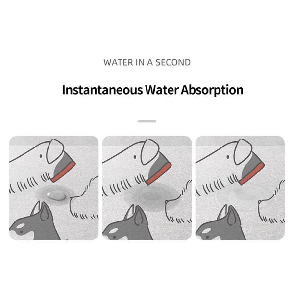 30*40cm/40*50cm Kitchen Drying Mat for Stone Countertops Customizable and Durable