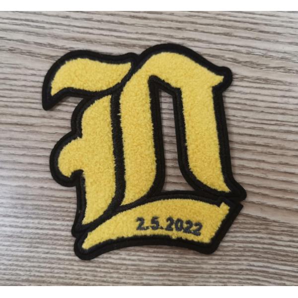 Buy Clothes Towel Embroidery Patch Selvage Heat Transfer Labels at wholesale prices