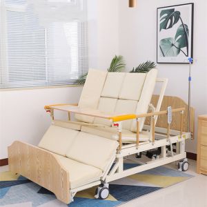 Multifunctional Intelligent Hospital Patient Bed Widened With Turn Over Side
